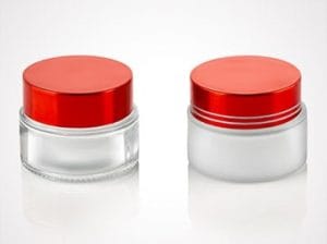 ظروف شیشه ای کرم