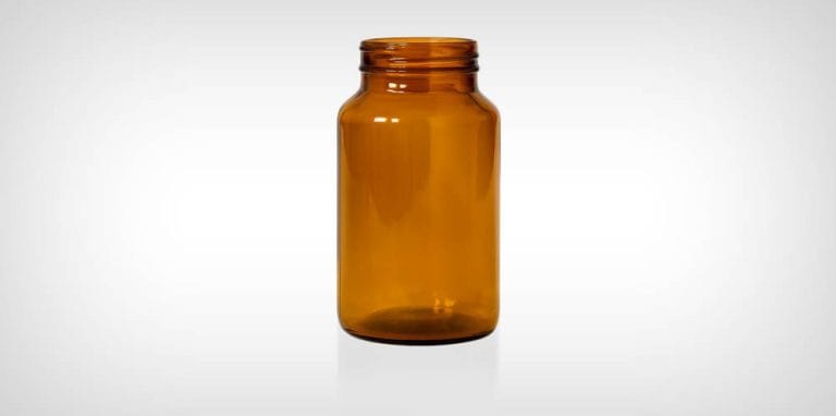 بطری شیشه ای دارو دهانه 45